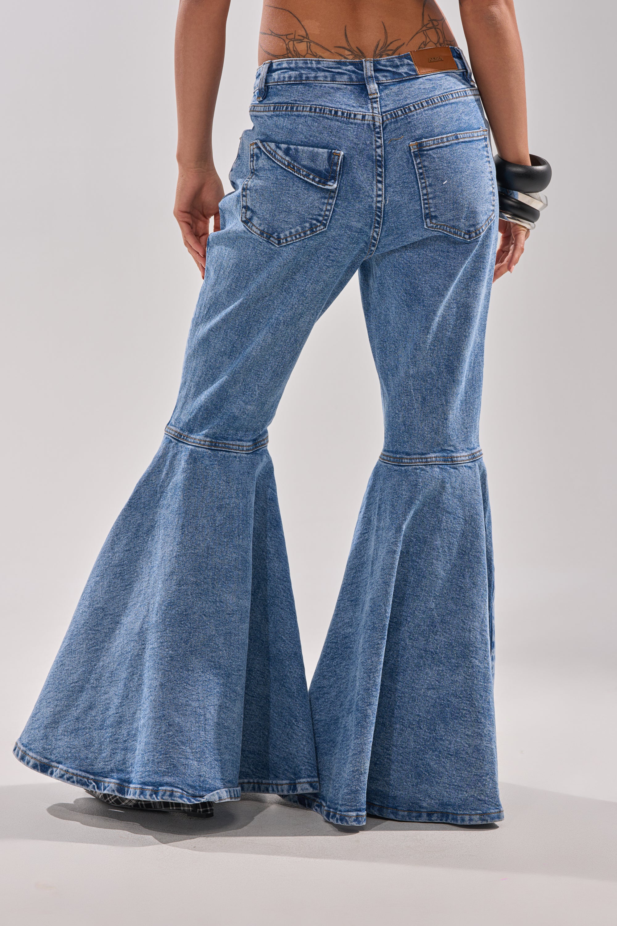 DONT PLAY WITH MY HEART BELL BOTTOM DENIM - Image 7