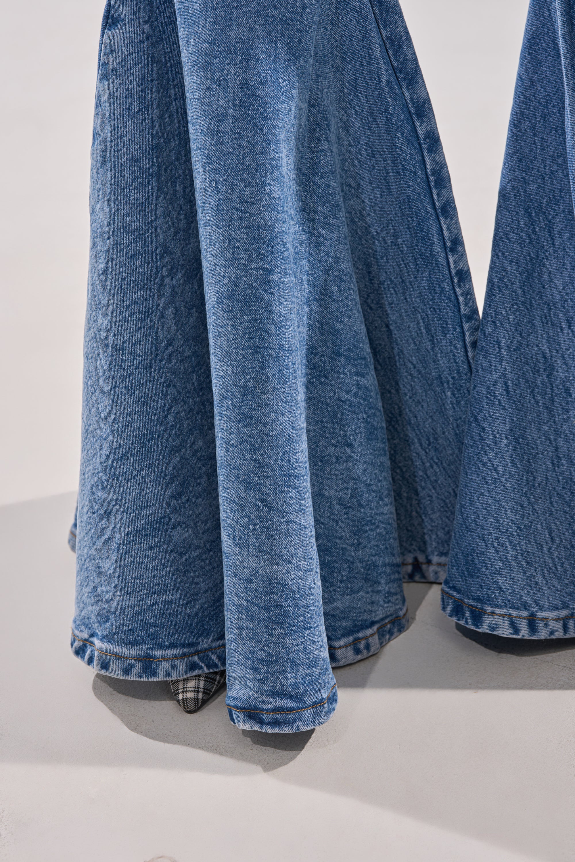 DONT PLAY WITH MY HEART BELL BOTTOM DENIM - Image 9