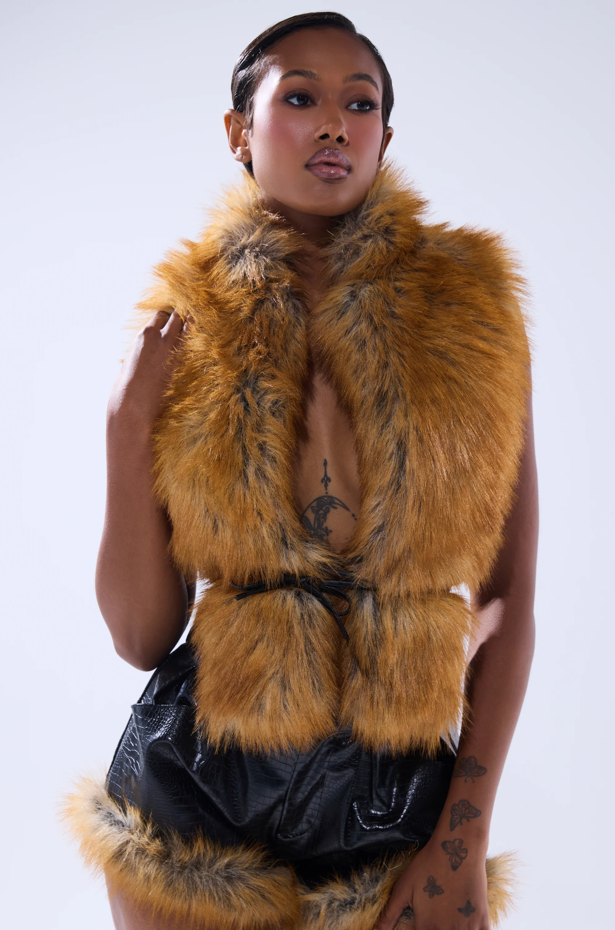 DONT TOUCH OR LOOK FUR BLOUSE - Image 2