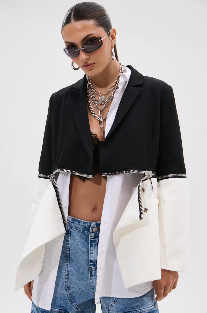 DON'T TRIP ZIPPER BLAZER - Image 3