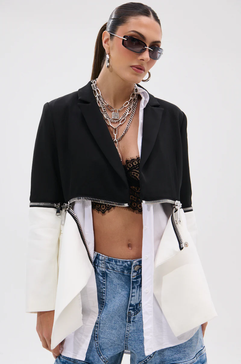 DON'T TRIP ZIPPER BLAZER - Image 4