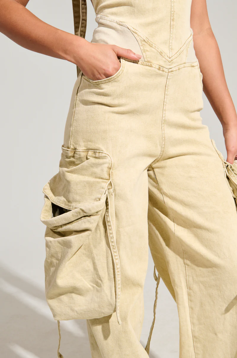 DON'T YOU DARE DENIM JUMPSUIT - Image 9