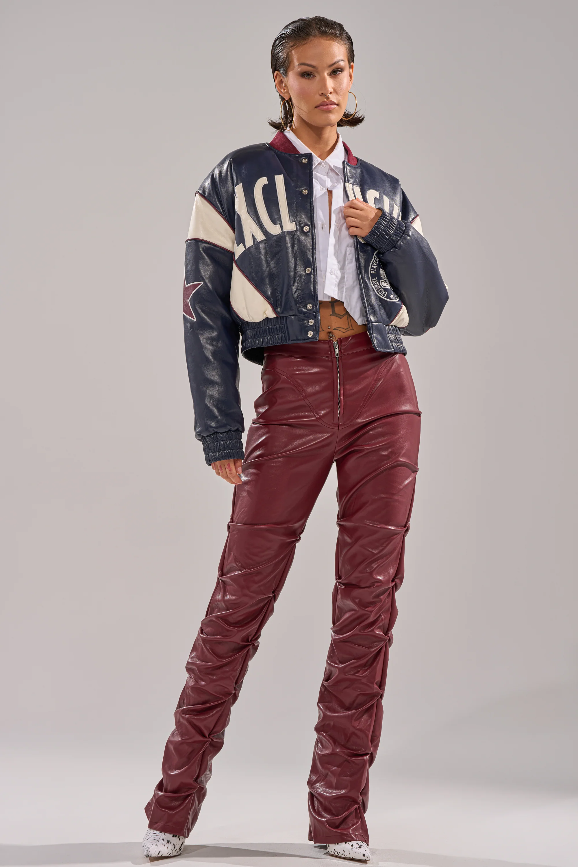DOWN AND DIRTY FAUX LEATHER PANT - Image 6