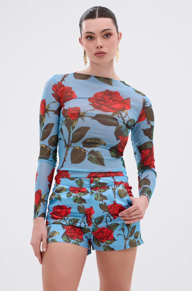DOZEN ROSES MESH TOP - Image 2