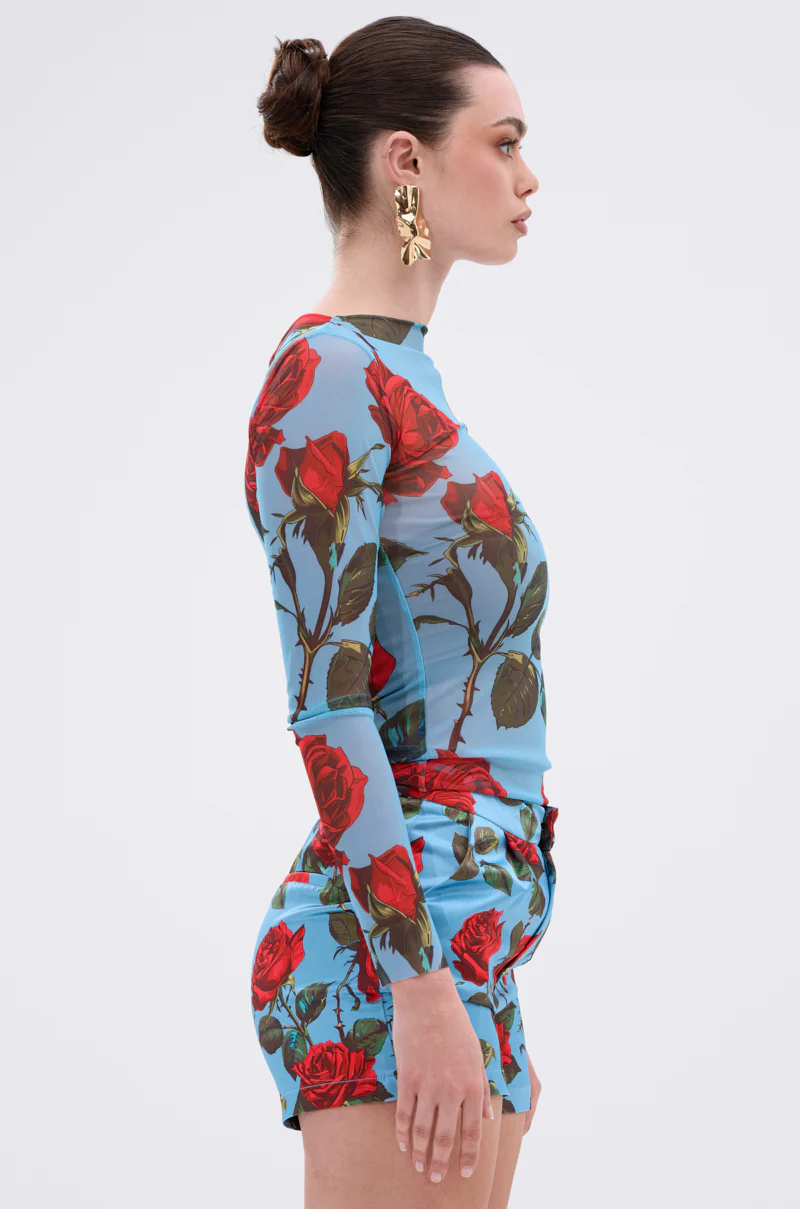 DOZEN ROSES MESH TOP - Image 4