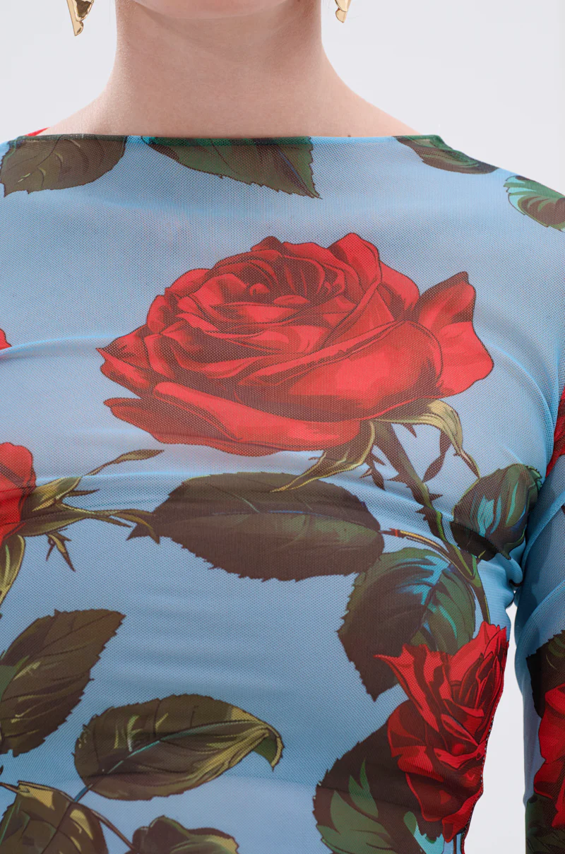 DOZEN ROSES MESH TOP - Image 9