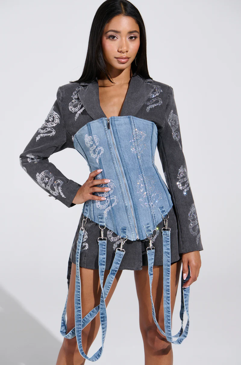 DRAGON SENSE EMBELLISHED CORSET - Image 2