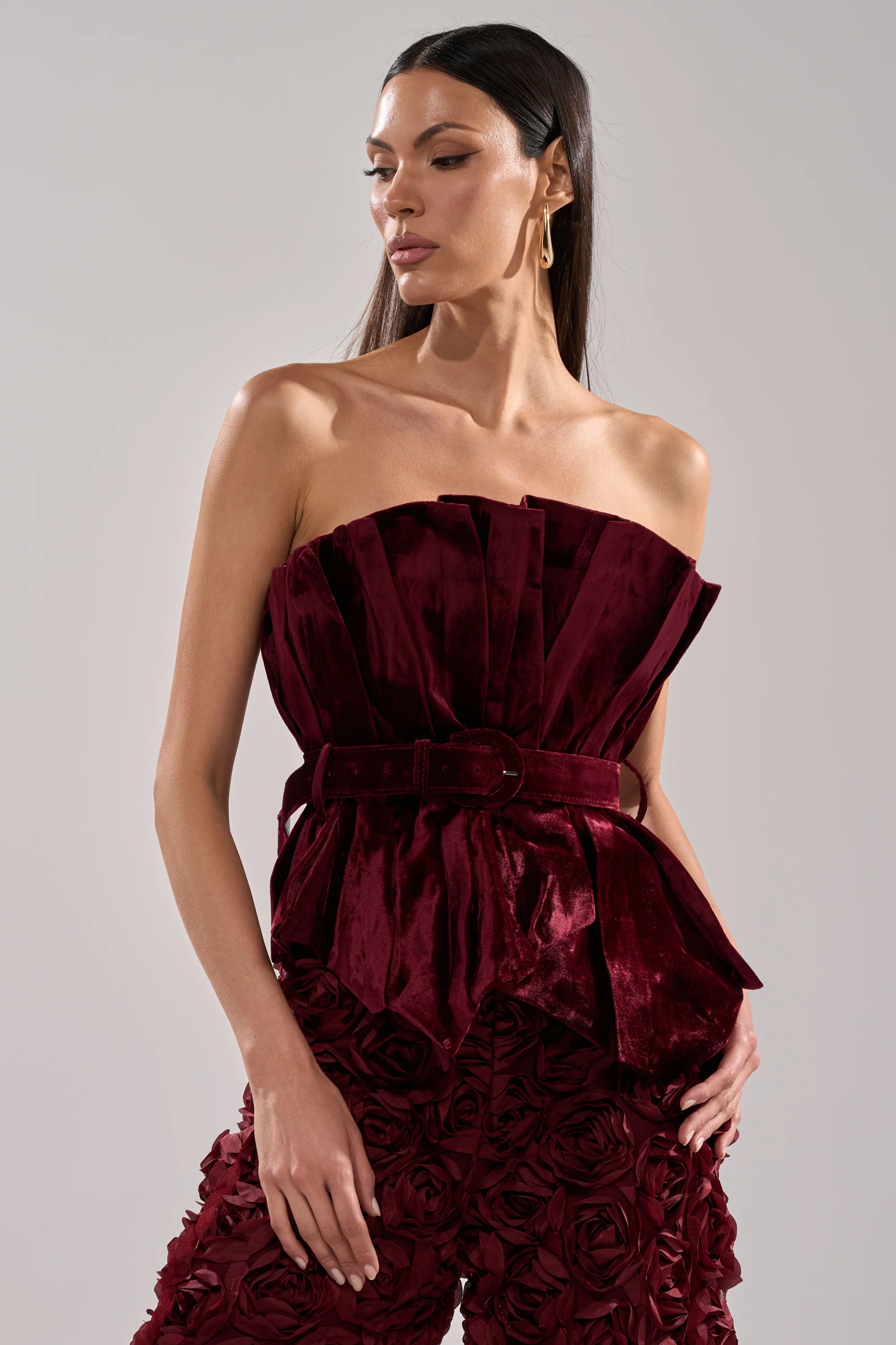 DRAMA DRAMA DRAMA VELVET BLOUSE - Image 2