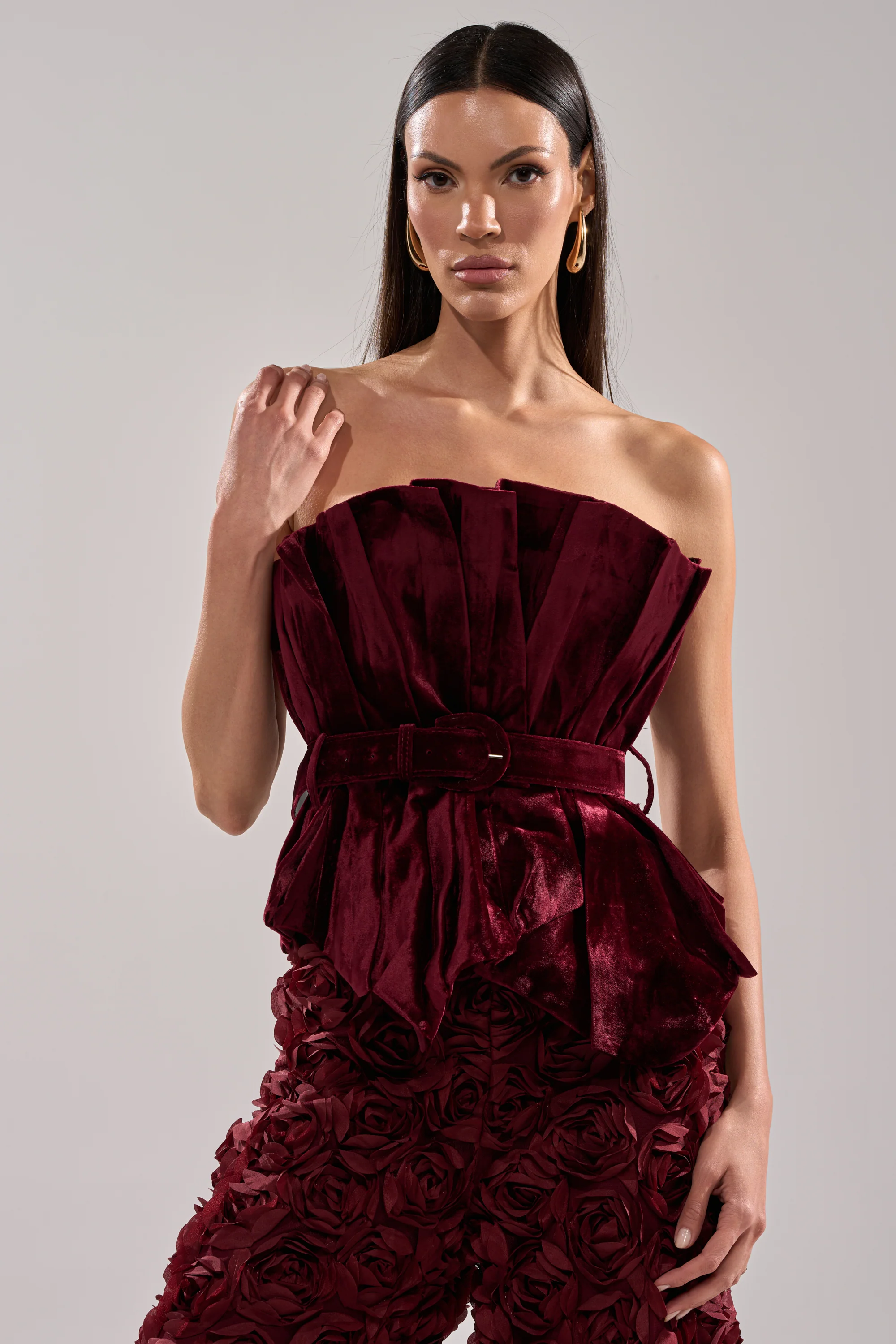DRAMA DRAMA DRAMA VELVET BLOUSE - Image 3