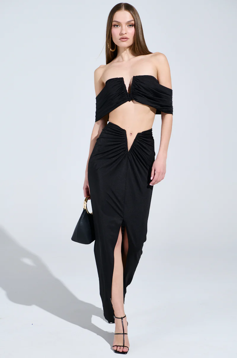 DREAM CATCHER MAXI SKIRT IN BLACK - Image 6