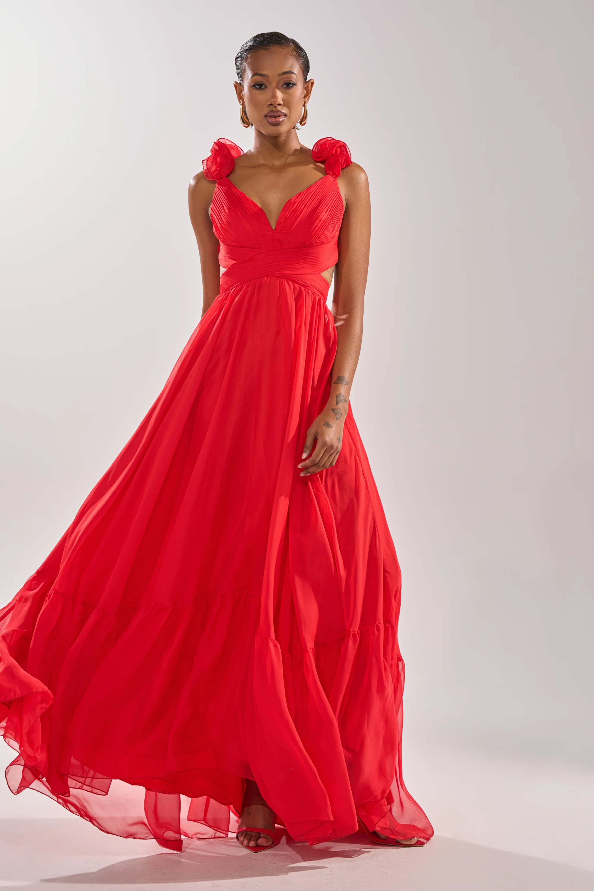 DREAM GIRL MAXI DRESS IN RED - Image 2
