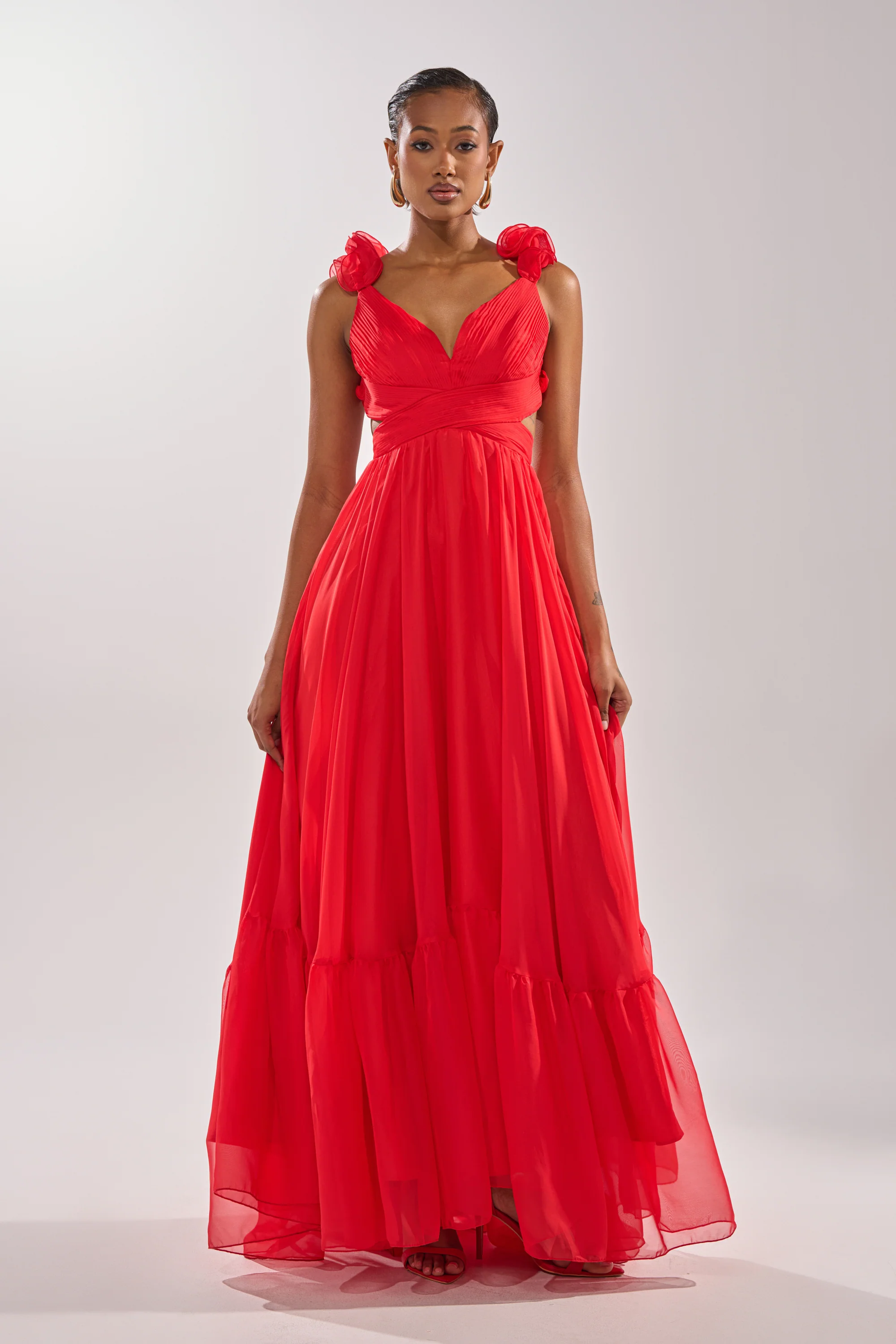 DREAM GIRL MAXI DRESS IN RED - Image 3