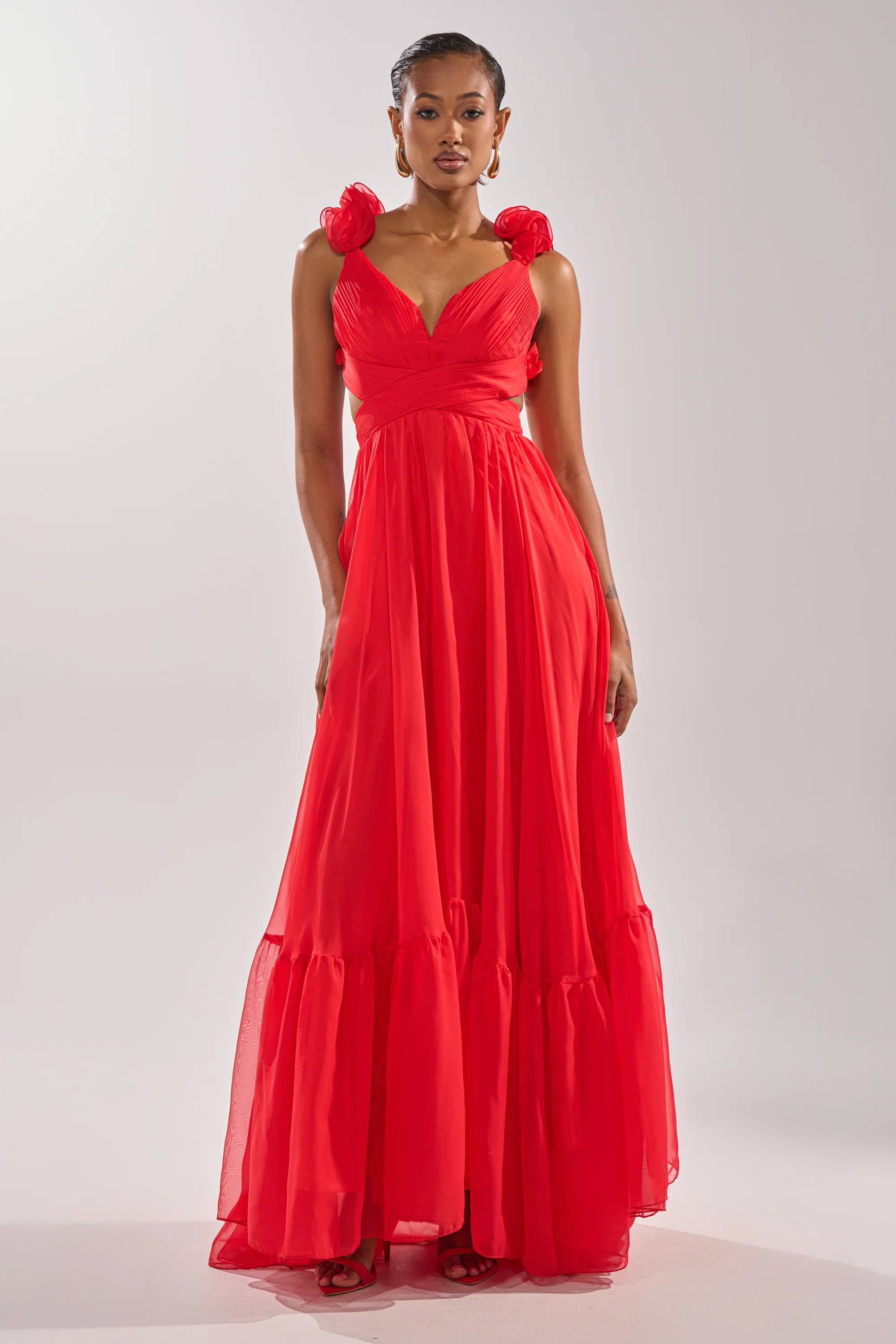 DREAM GIRL MAXI DRESS IN RED - Image 4