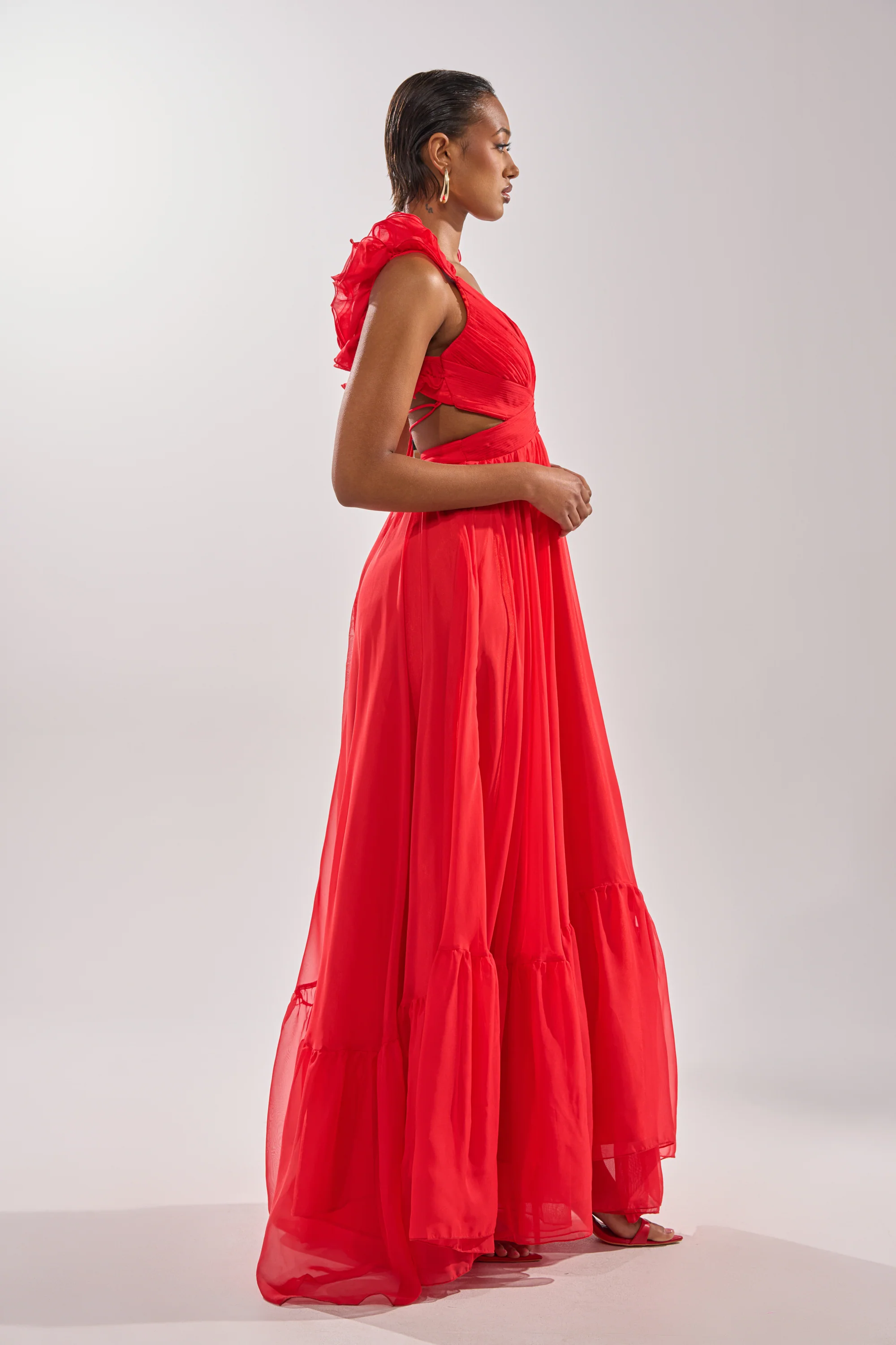 DREAM GIRL MAXI DRESS IN RED - Image 5