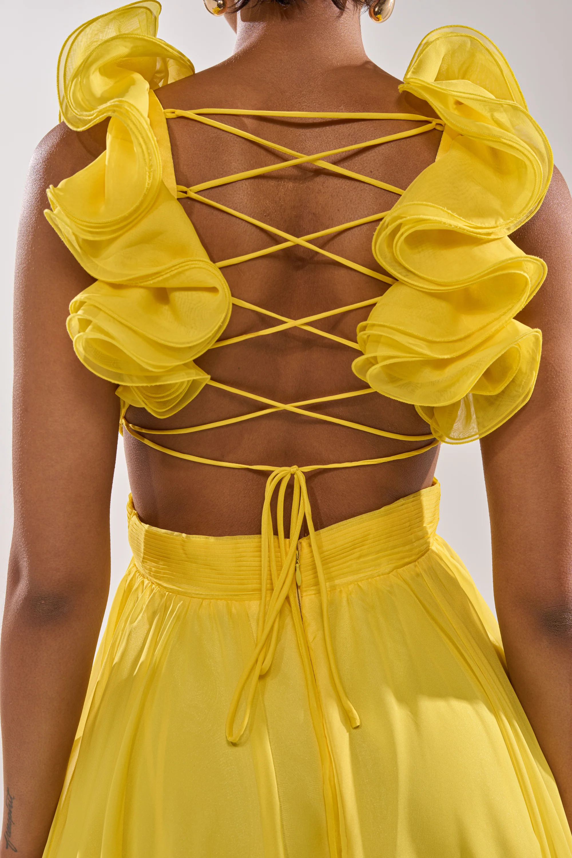 DREAM GIRL MAXI DRESS IN YELLOW - Image 8
