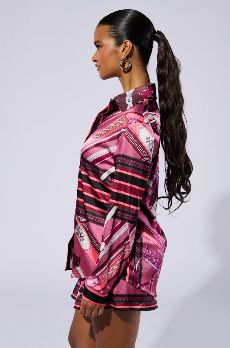 DREAM OF LOVE BUTTON DOWN BLOUSE - Image 4
