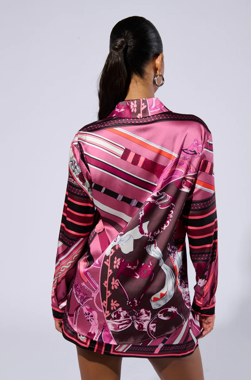 DREAM OF LOVE BUTTON DOWN BLOUSE - Image 5