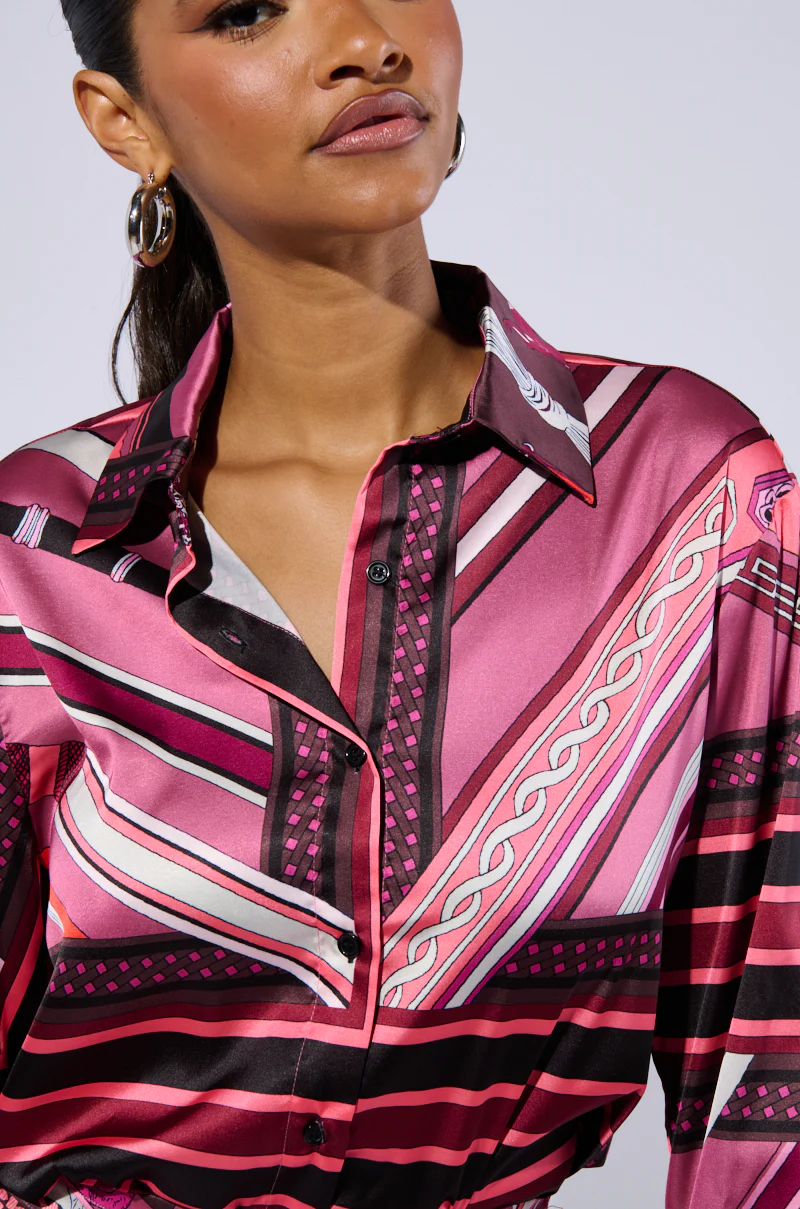 DREAM OF LOVE BUTTON DOWN BLOUSE - Image 8