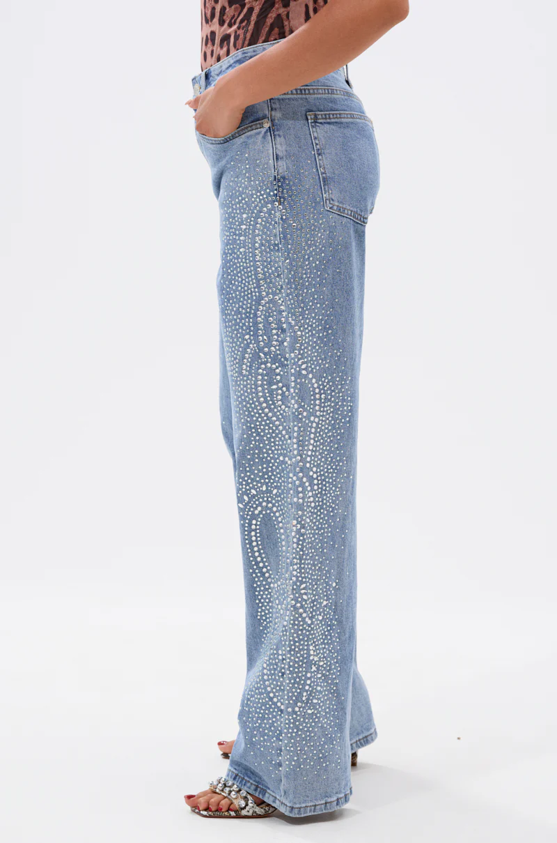 DREAMING OF YOU WIDE LEG DENIM - Image 4