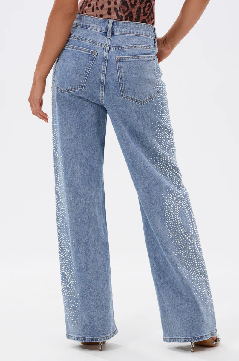 DREAMING OF YOU WIDE LEG DENIM - Image 5