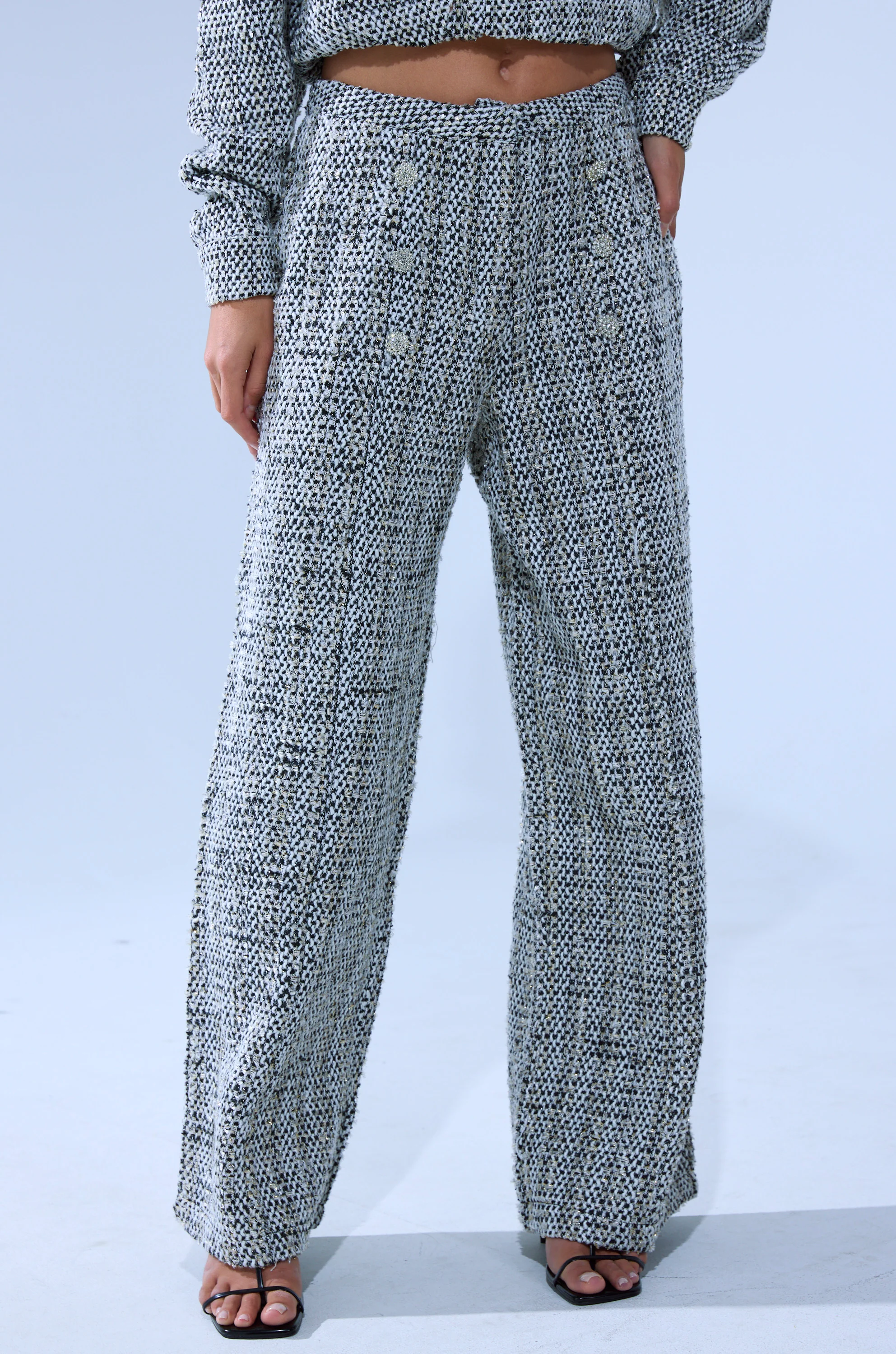 DRESSY VIBES TWEED PANT - Image 3