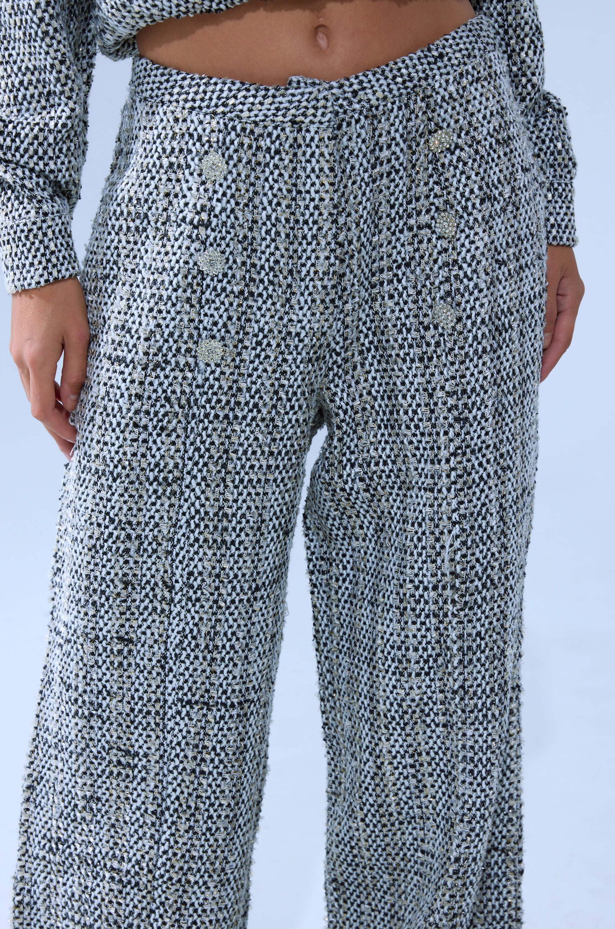 DRESSY VIBES TWEED PANT - Image 9