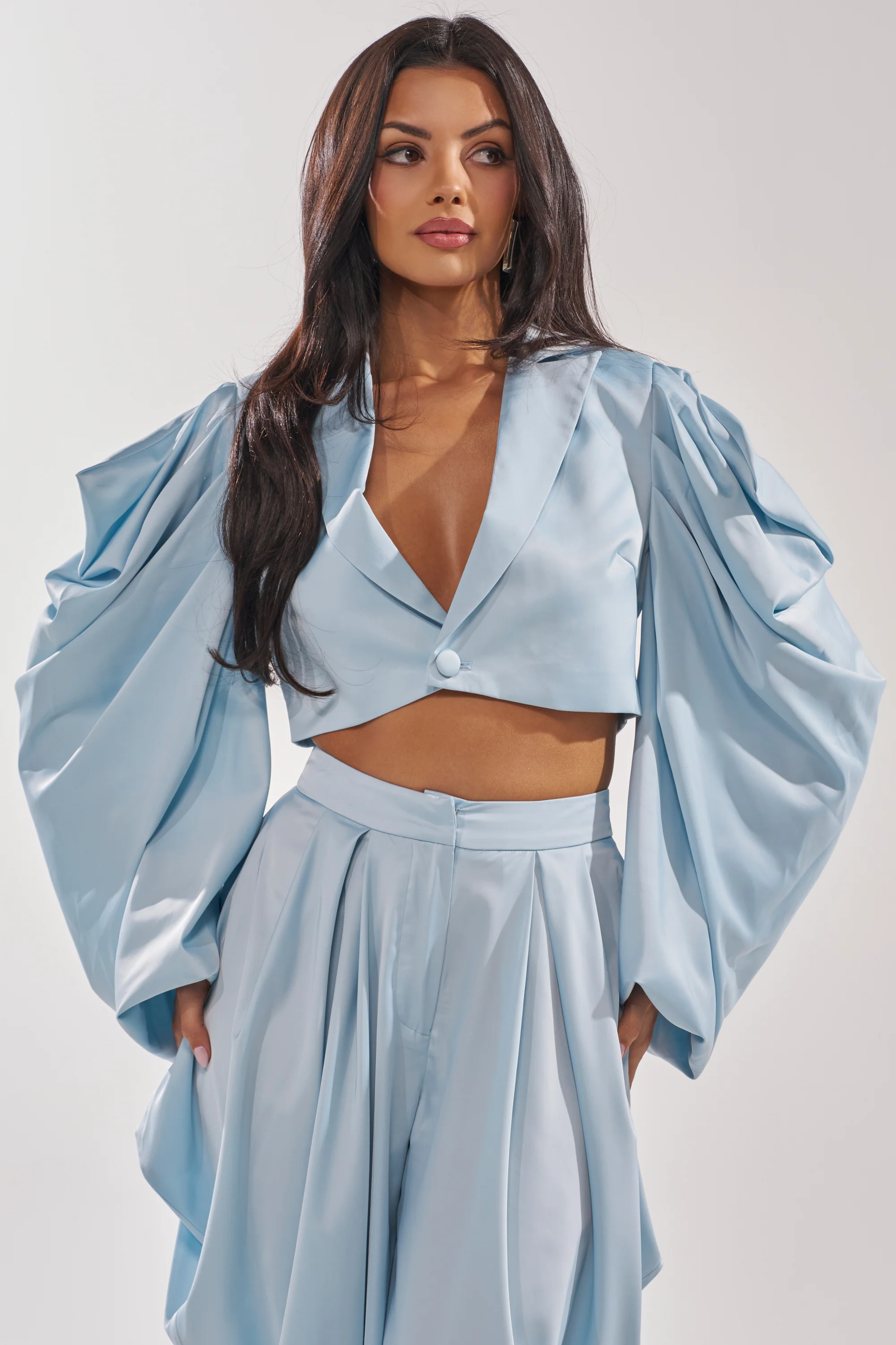 DRIP DRIP CROPPED BLAZER - Image 2