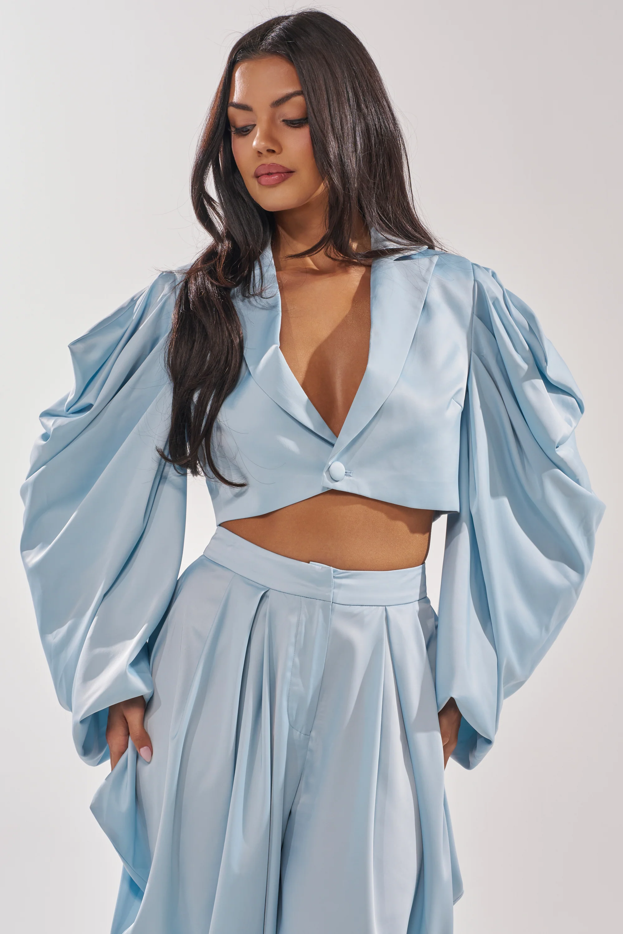 DRIP DRIP CROPPED BLAZER - Image 3