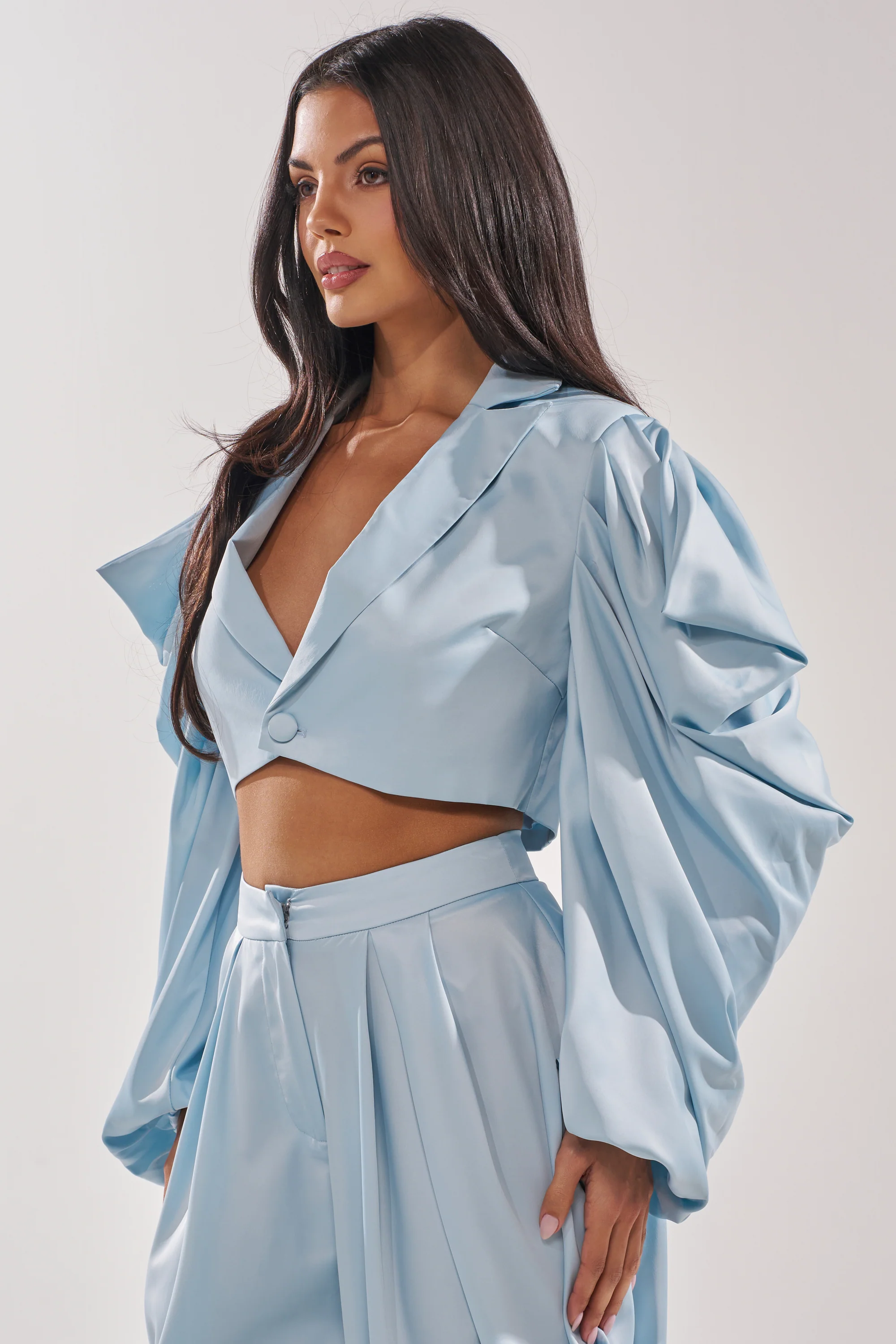 DRIP DRIP CROPPED BLAZER - Image 4