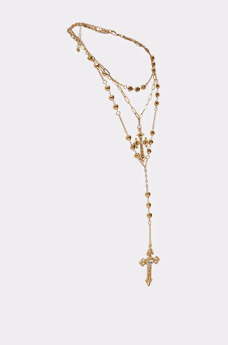 DRIPPED OUT CROSS LARIAT - Image 3