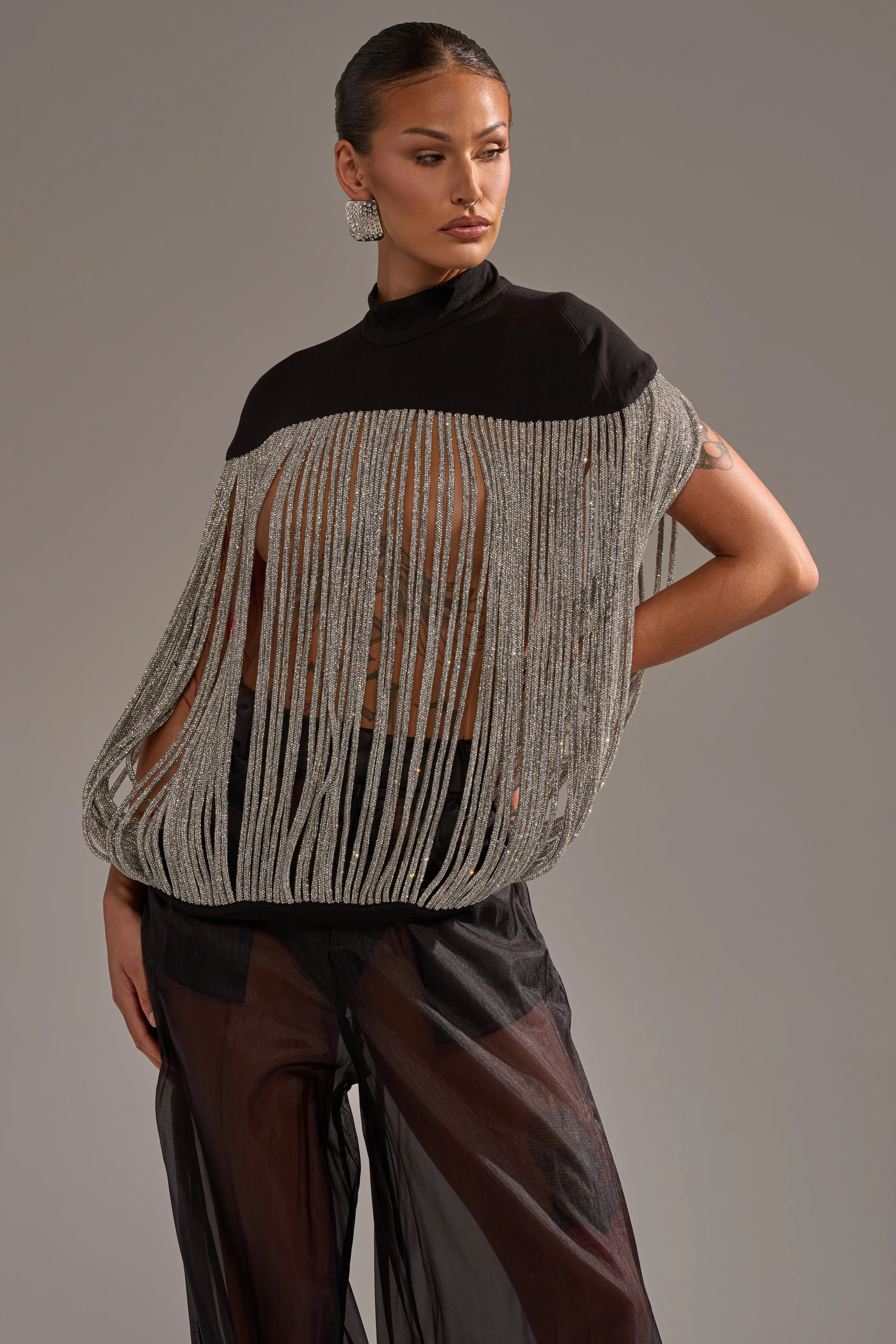 DRIPPING IN DIAMONDS BLOUSE - Image 3