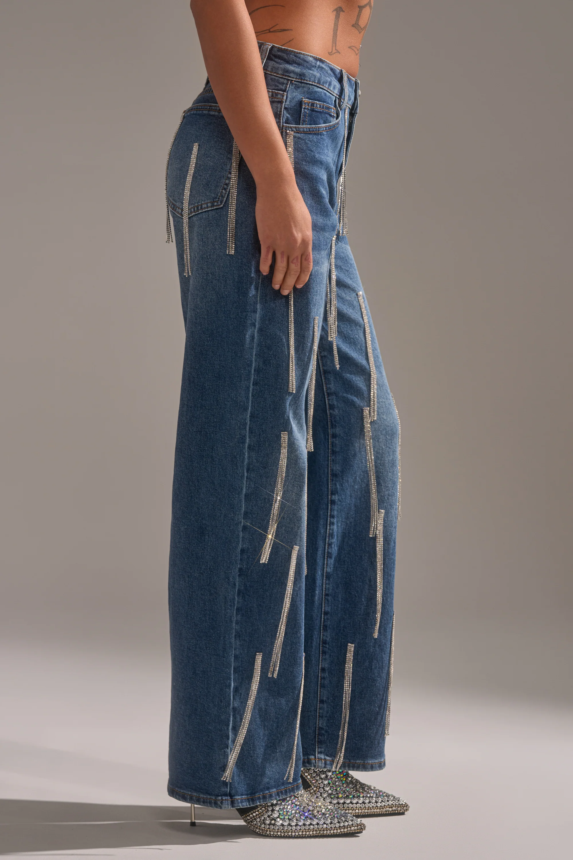 DRIPPED OUT RELAXED DENIM - Image 4
