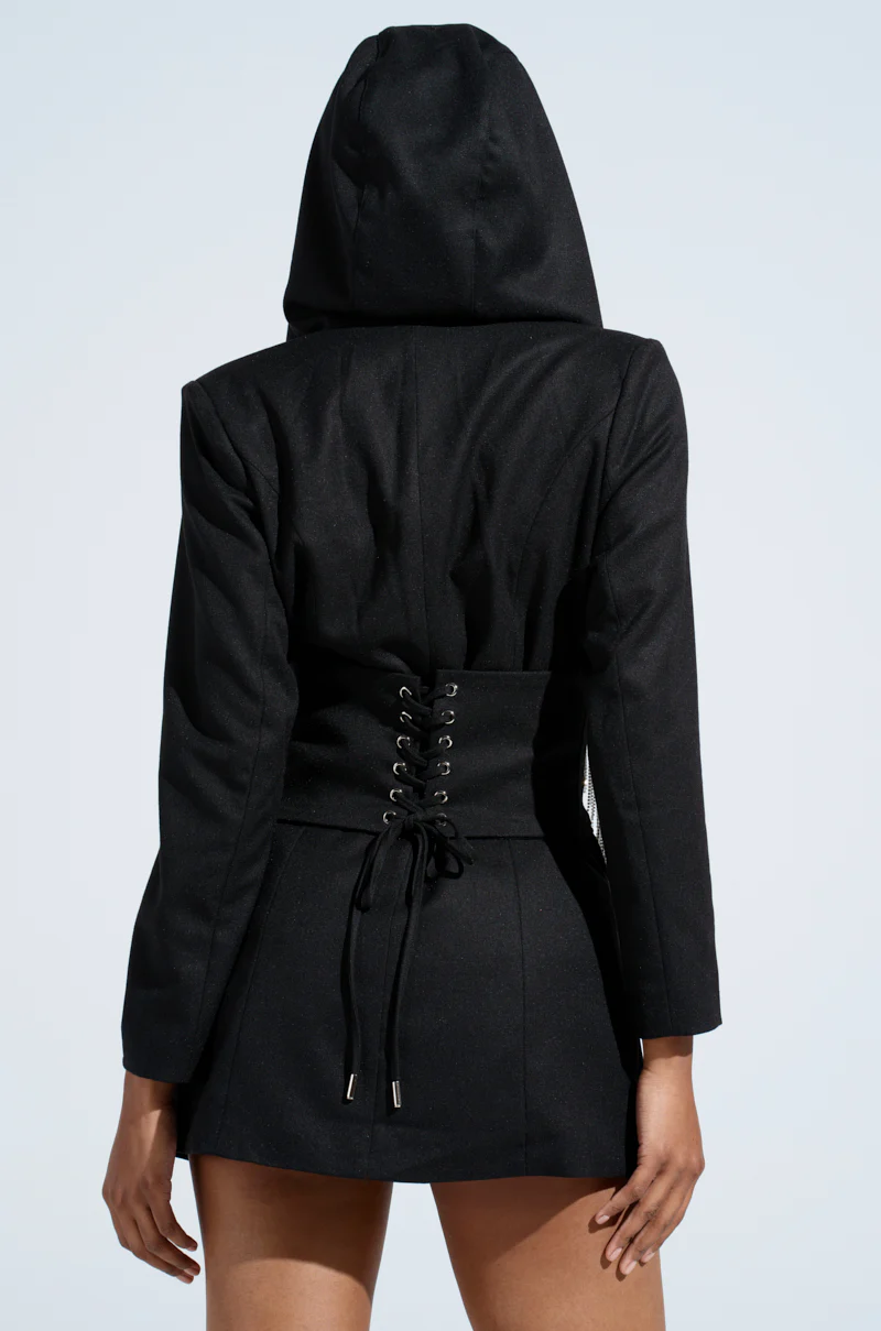 DRIPPY RHINESTONE FRINGE BLAZER - Image 8