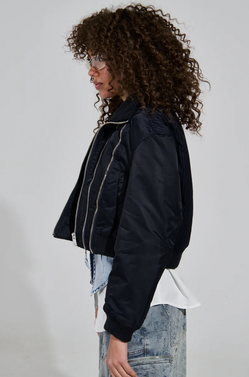 DUKE ZIPPER DETAIL BOMBER - Image 4
