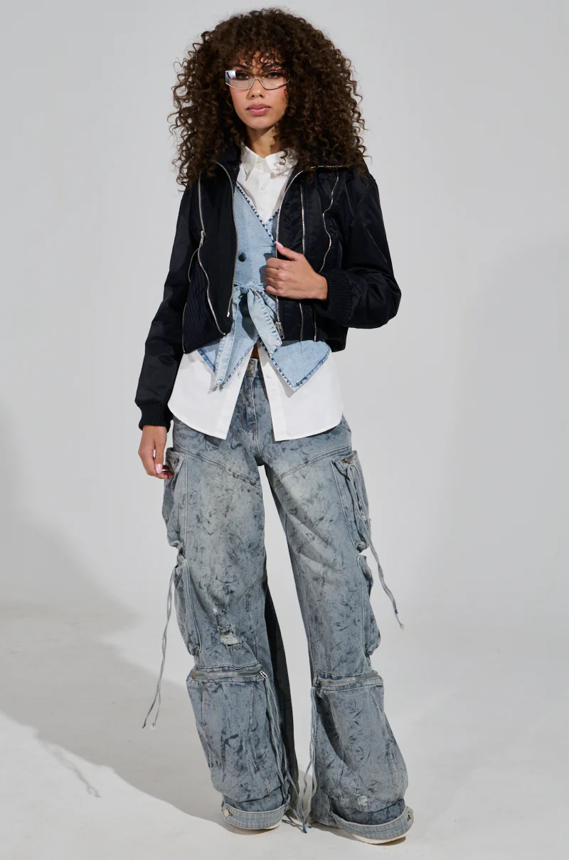 DUKE ZIPPER DETAIL BOMBER - Image 7