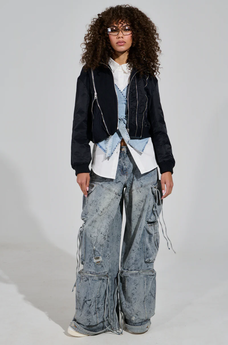 DUKE ZIPPER DETAIL BOMBER - Image 8