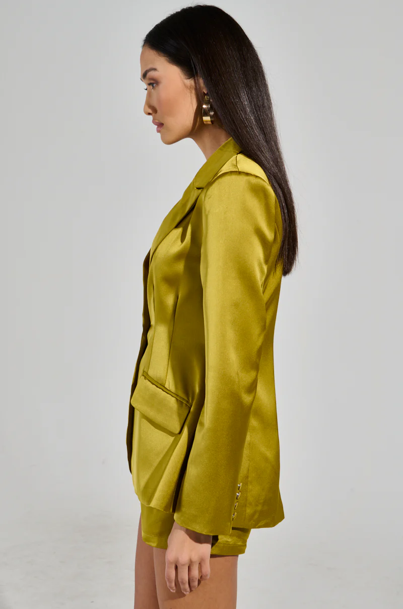 DUSK TIL DAWN SATIN BLAZER - Image 4