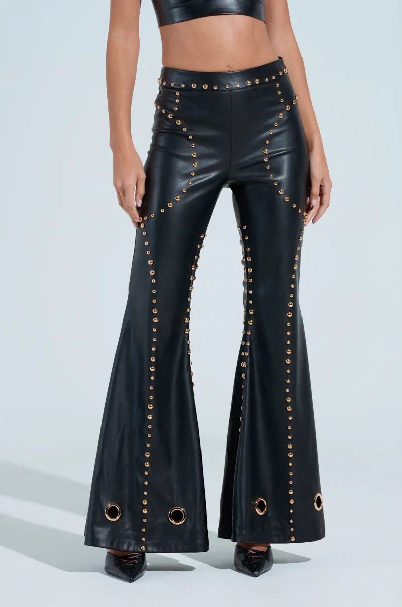 DW STUDDED FLARE PANTS - Image 2