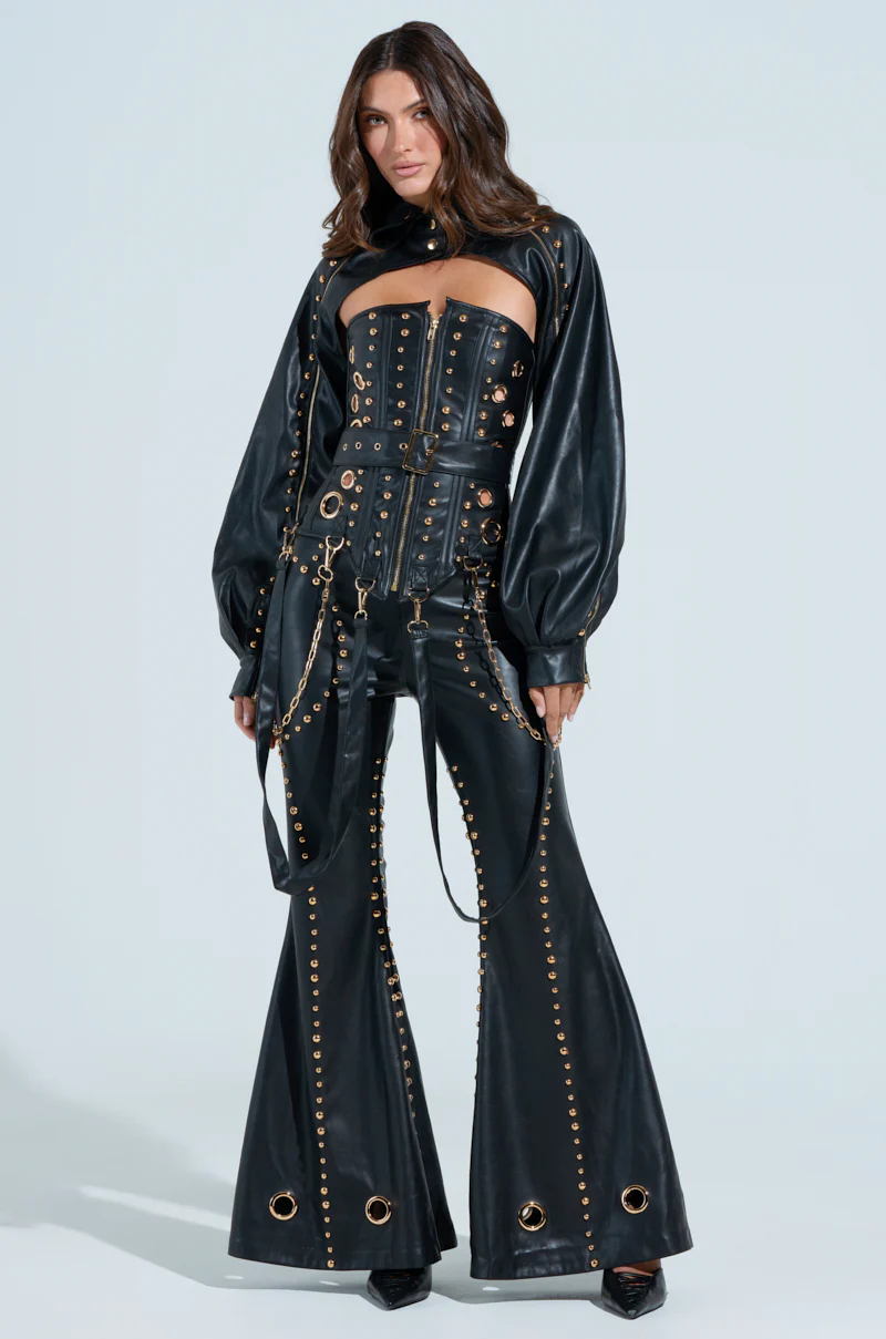 DW STUDDED FLARE PANTS - Image 7