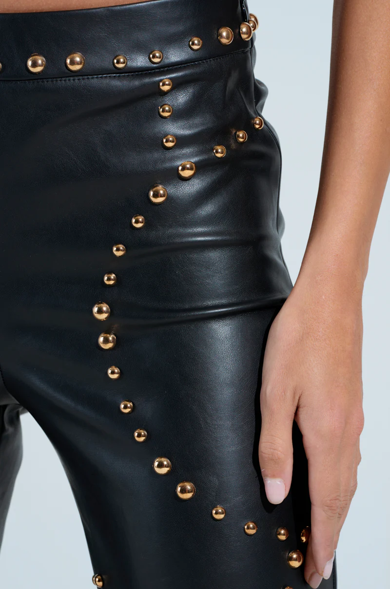 DW STUDDED FLARE PANTS - Image 9