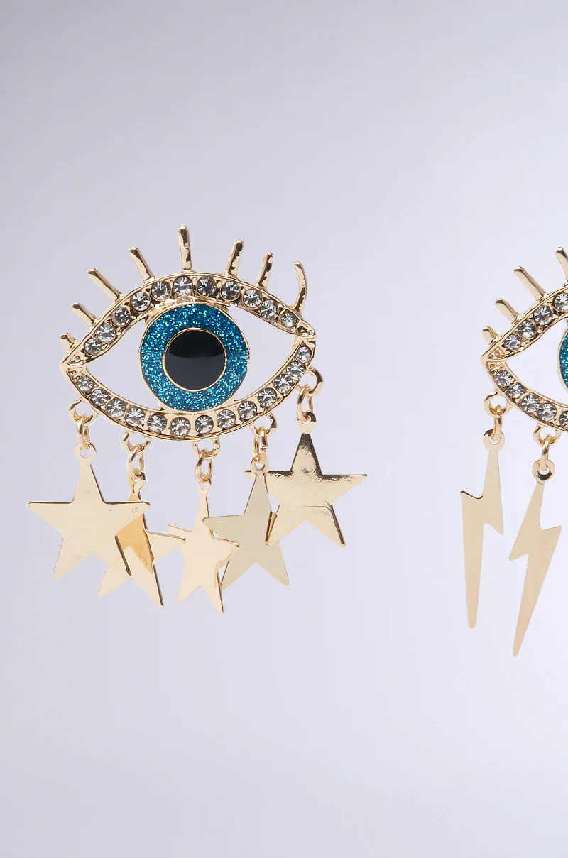 ALL EYES ON ME GOLD EARRING - Image 4
