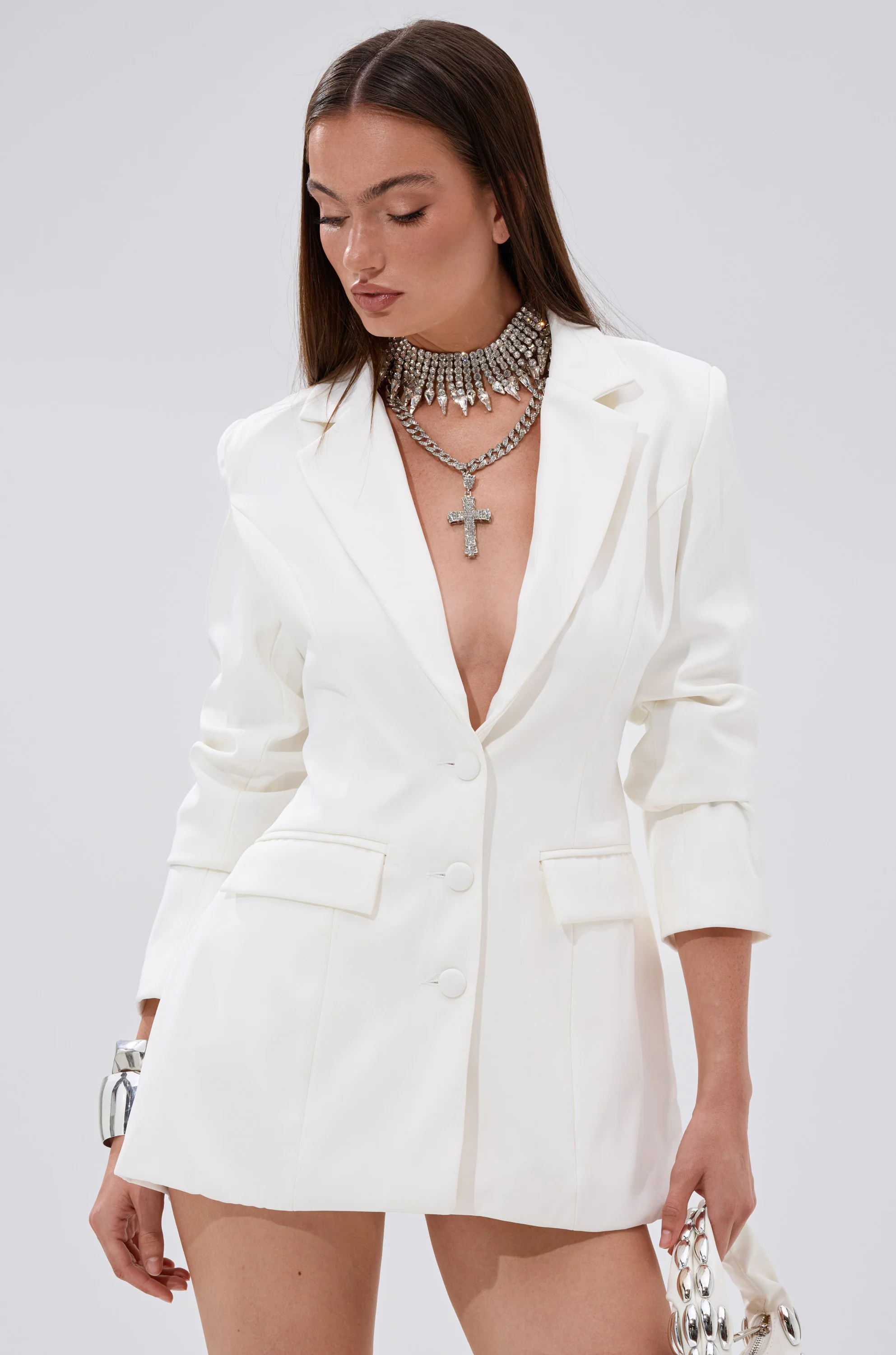 EASY BREEZY BACKLESS BLAZER - Image 3