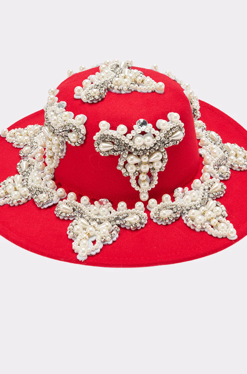 EDITORS PICK APPLIQUE BRIM HAT - Image 7