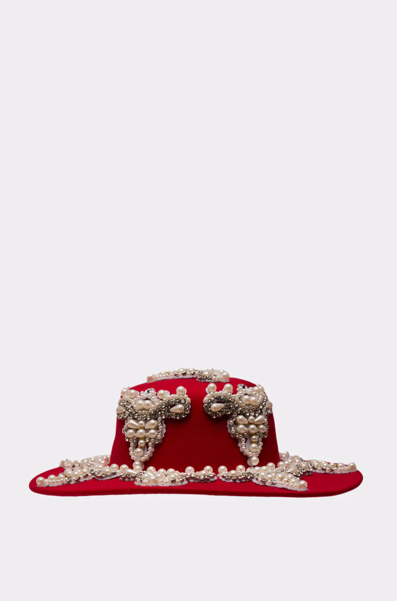 EDITORS PICK APPLIQUE BRIM HAT - Image 8
