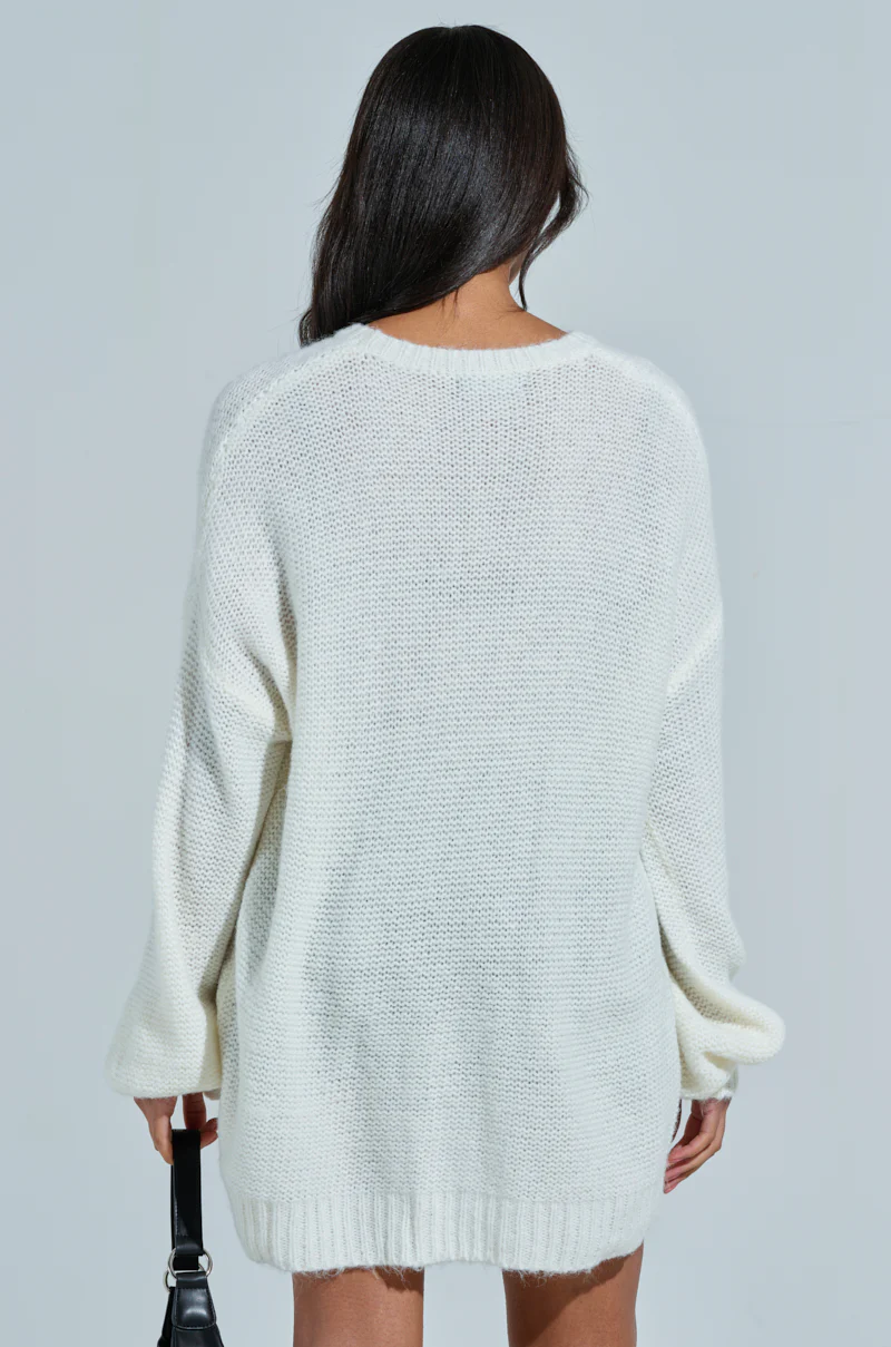EFF OFF KNIT SWEATER DRESS - Image 3