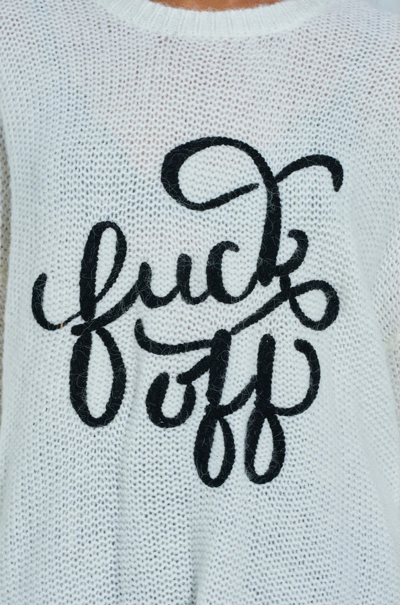 EFF OFF KNIT SWEATER DRESS - Image 6