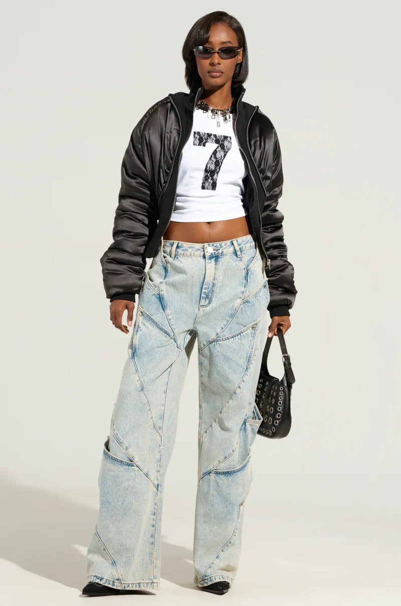 ELECTRA SATIN EFFECT BOMBER - Image 5