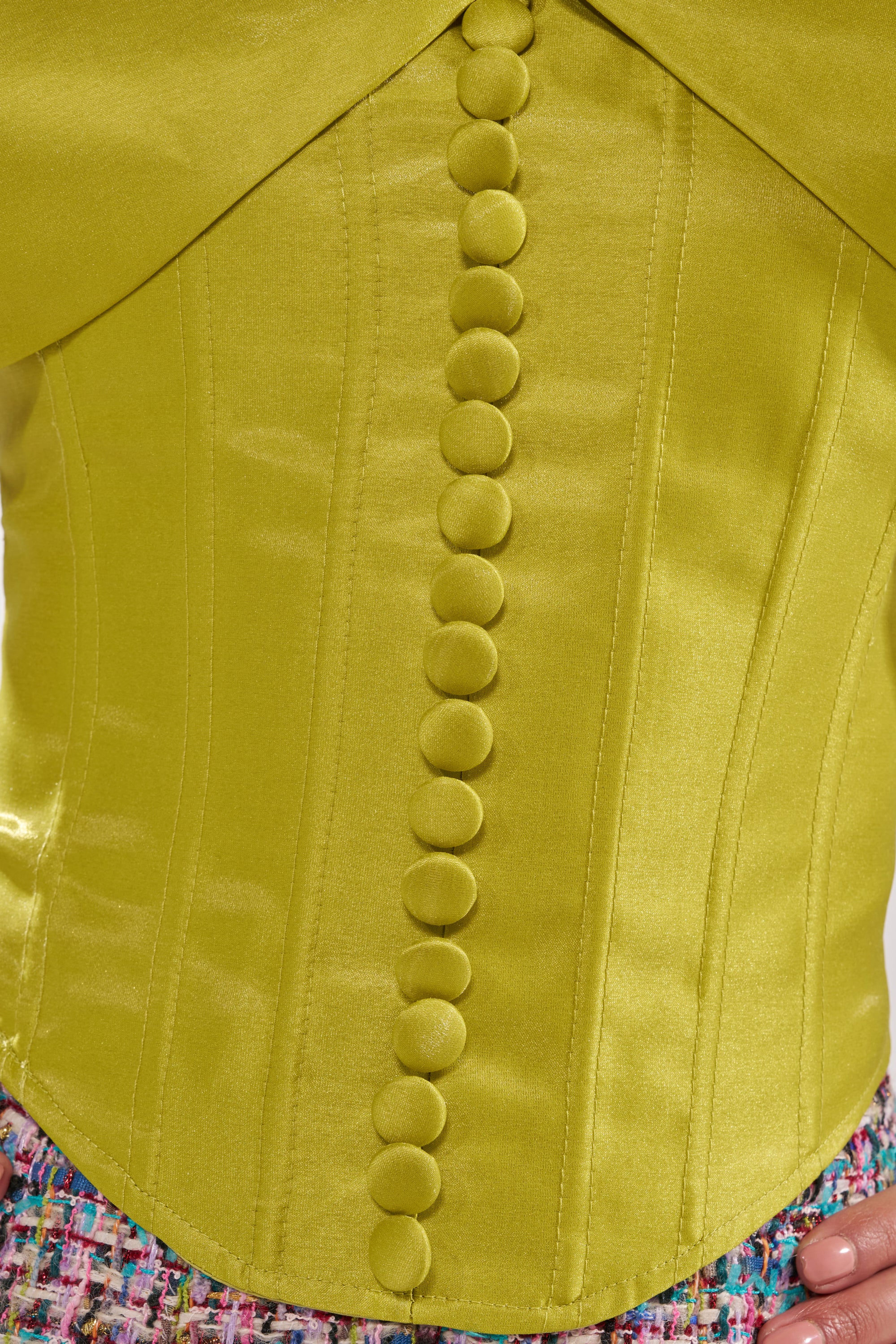 ELECTRIC CORSET IN GREEN - Image 9