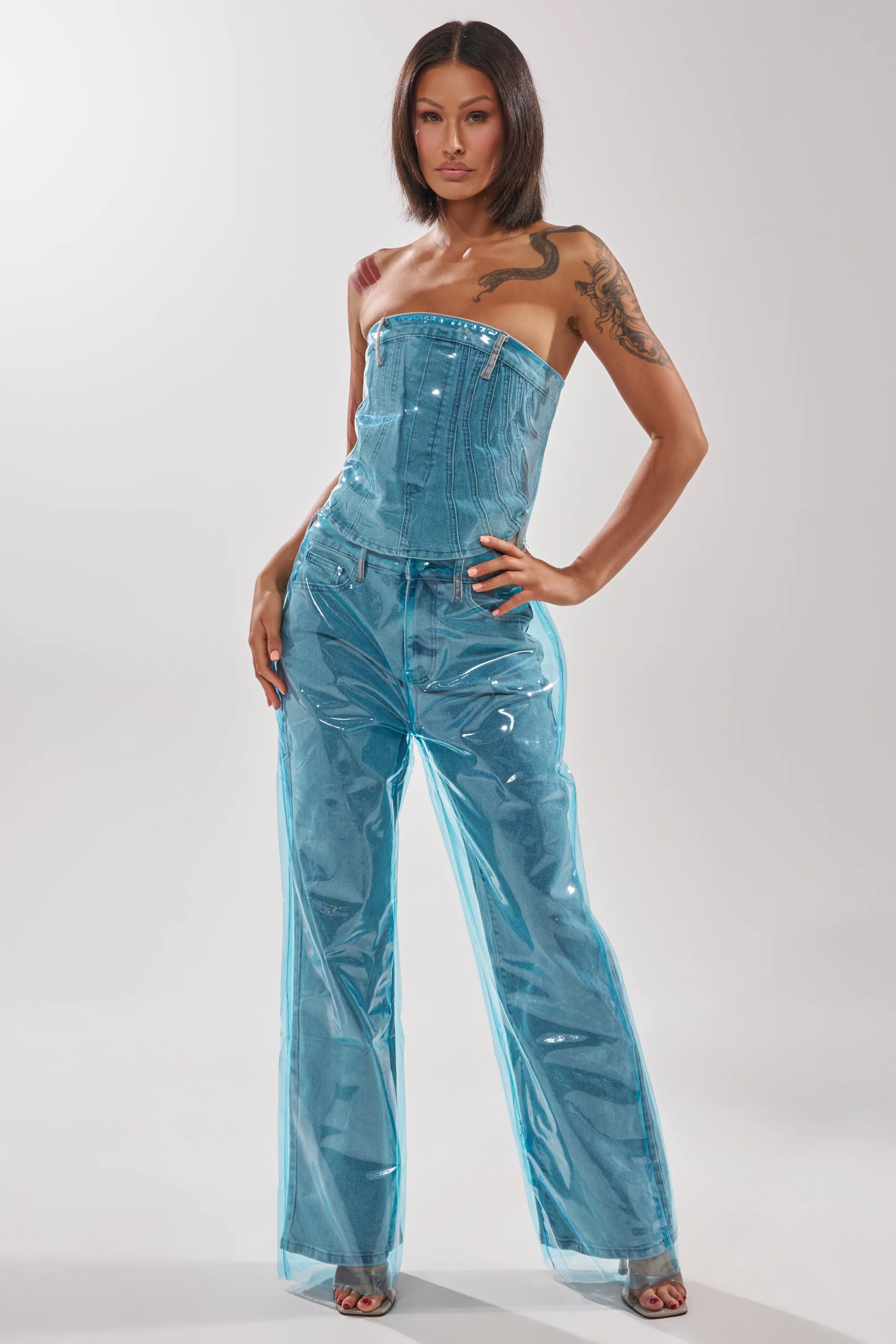 ELECTRIC FEEL WIDE LEG DENIM - Image 6