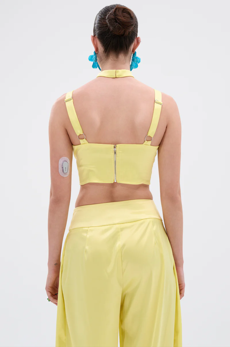 ELECTRIC SATIN BLOUSE - Image 3
